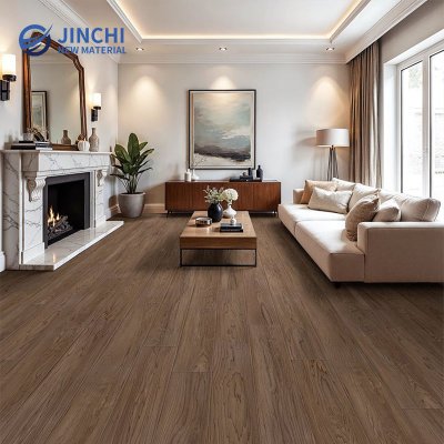 100% водонепроницаемое напольное покрытие SPC с имитацией древесной текстуры