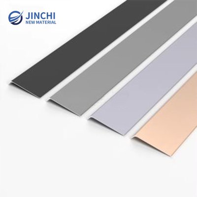Rodapié plano de aluminio