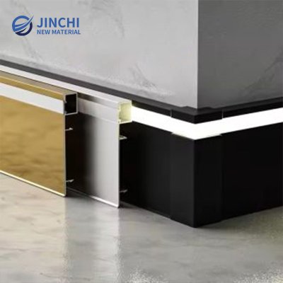 Revestimientos de suelo modernos de aluminio con iluminación integrada