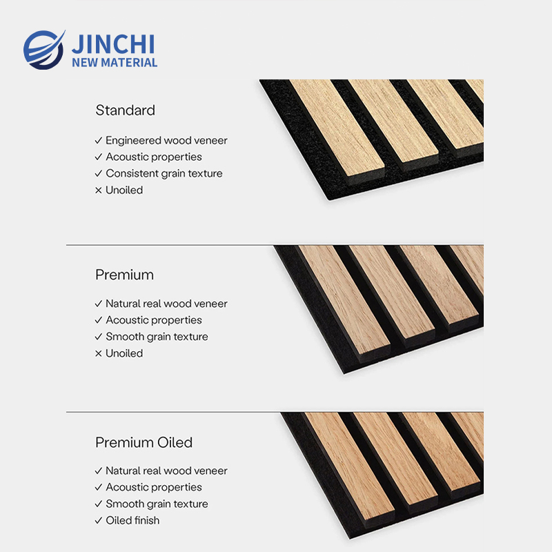 Schalldämmende Wandpaneele aus Eichenholz