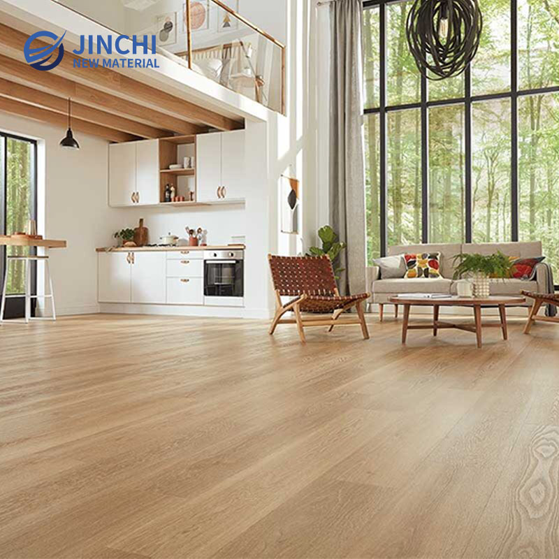 വാം-ടോൺഡ് ബ്രഷ്ഡ് ഓക്ക് ഗ്ലൂഡൗൺ LVT ഫ്ലോറിംഗ്