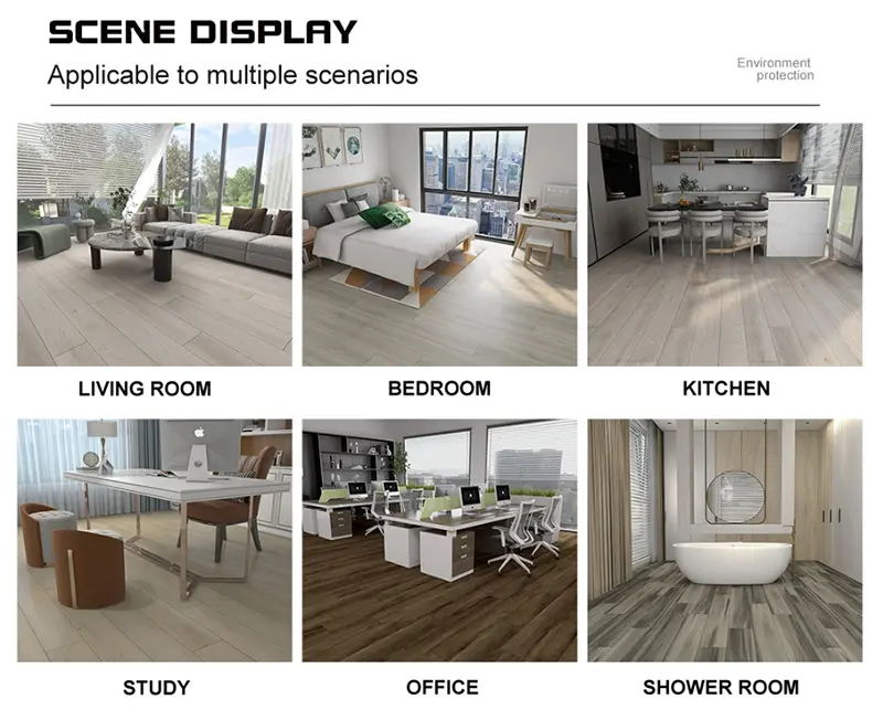 أرضيات من الخشب الصلب البني