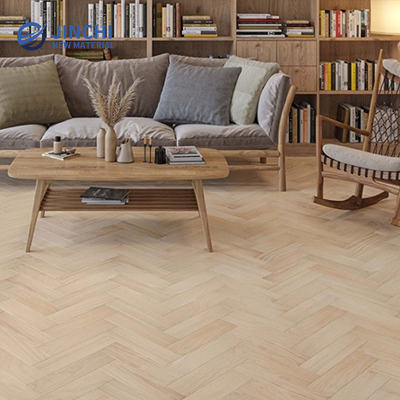 Pardoseală SPC Herringbone cu suprafață netedă