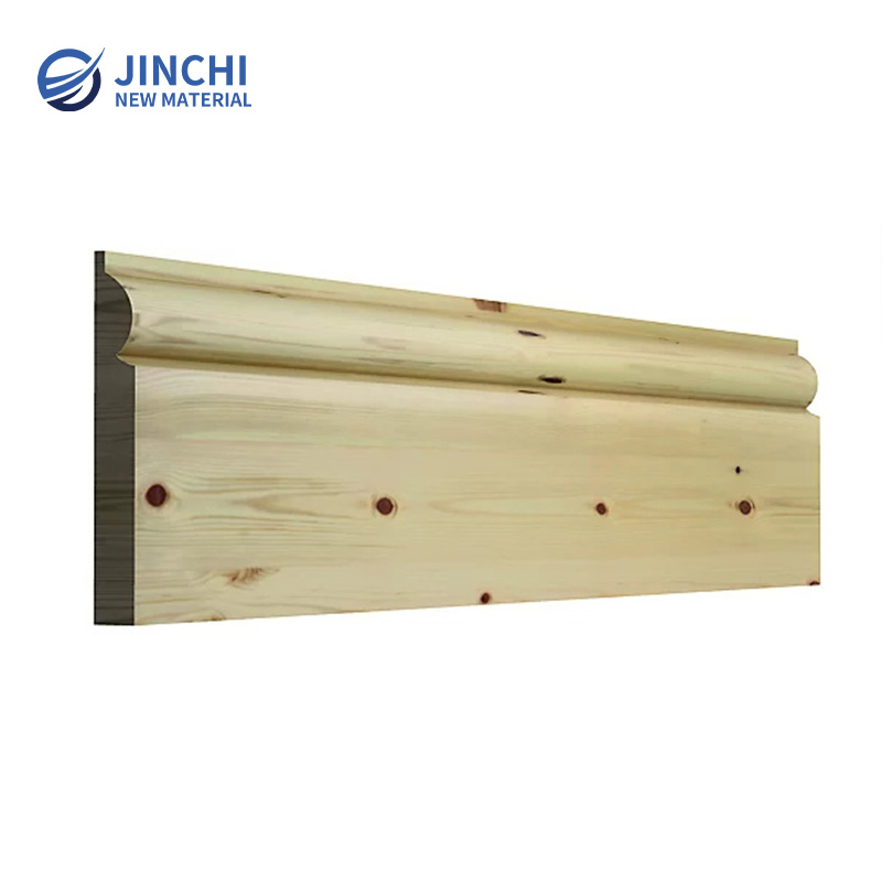 Строганый плинтус из натуральной сосны