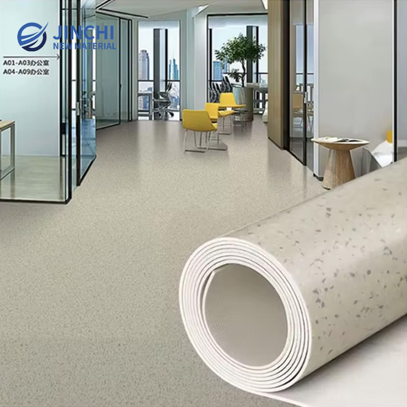 Cinza Ardósia — Pavimento Antiderrapante em PVC em Rolo