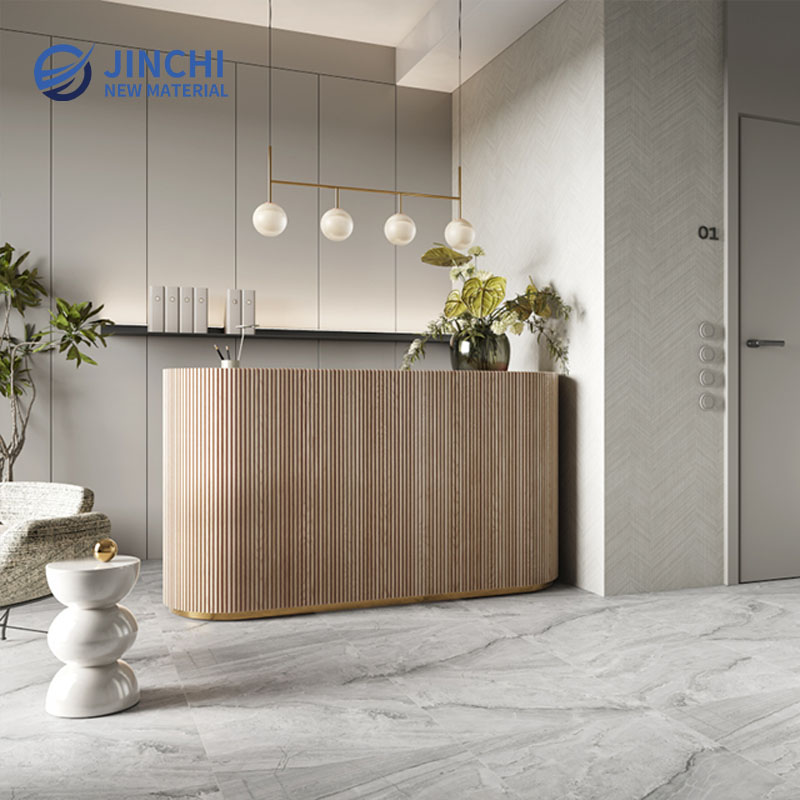 Pavimentos de pedra SPC branco-acinzentados de alta resistência ao desgaste