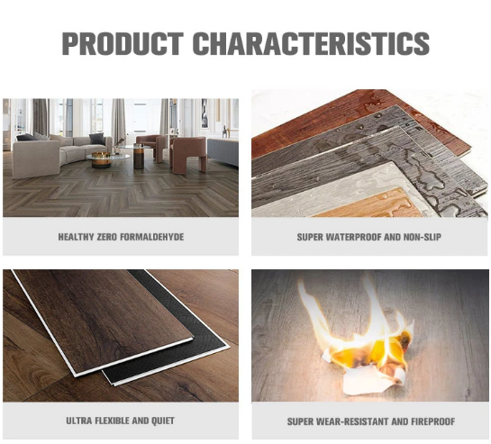 Pardoseală din vinil Spc de 4 mm