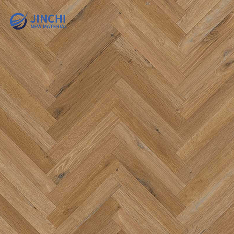 Smoked Herringbone Dry-Back LVT Flooring