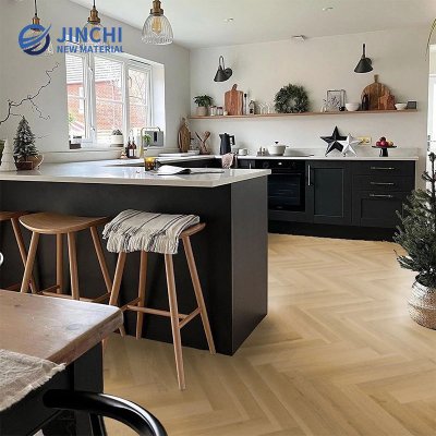 Pavimentos de parquet de carvalho espinha de peixe resistente ao desgaste SPC