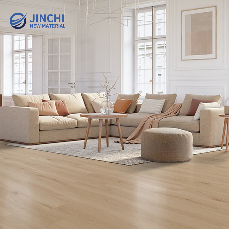 Wood-Grain Embossed PVC Vinyl Flooring