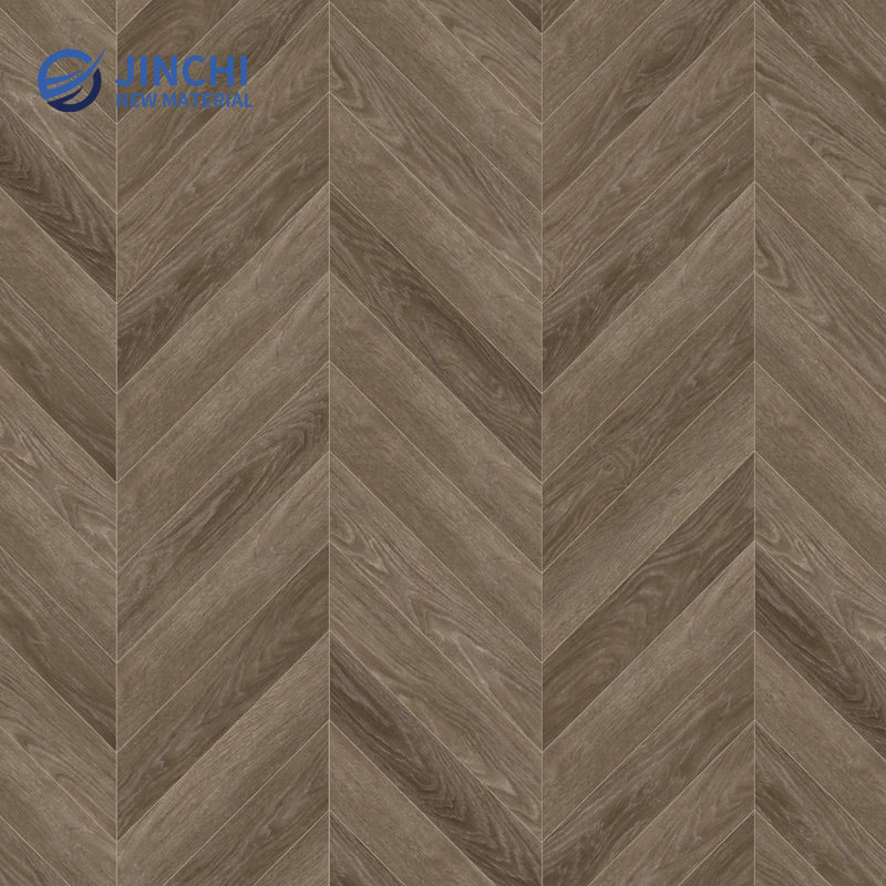 Odporna na ciepło, łatwa w czyszczeniu podłoga SPC Chevron